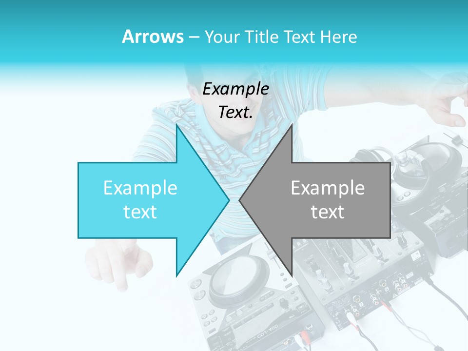 Disc Copy Star PowerPoint Template