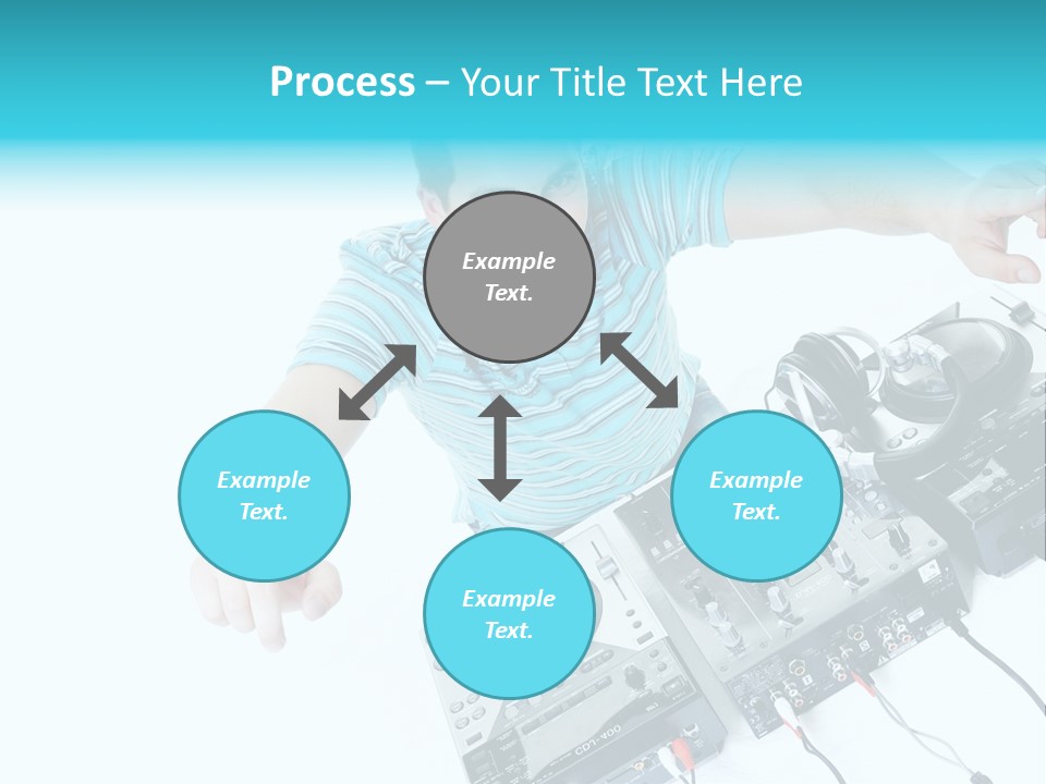 Disc Copy Star PowerPoint Template