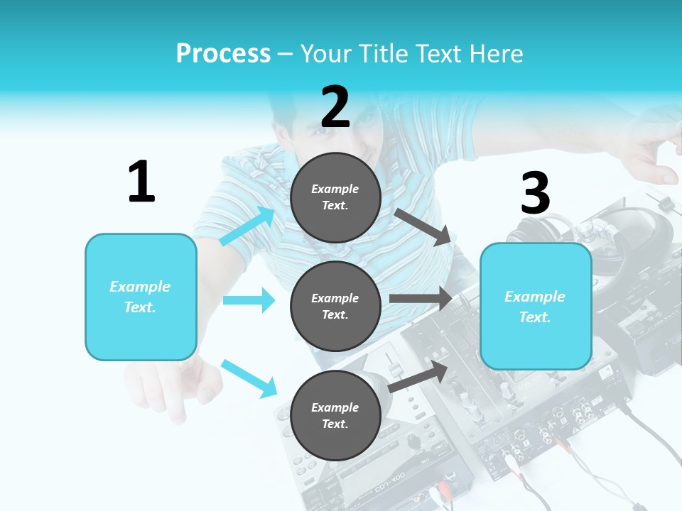 Disc Copy Star PowerPoint Template