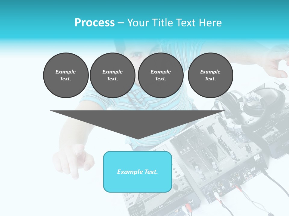 Disc Copy Star PowerPoint Template