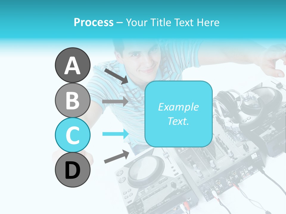Disc Copy Star PowerPoint Template