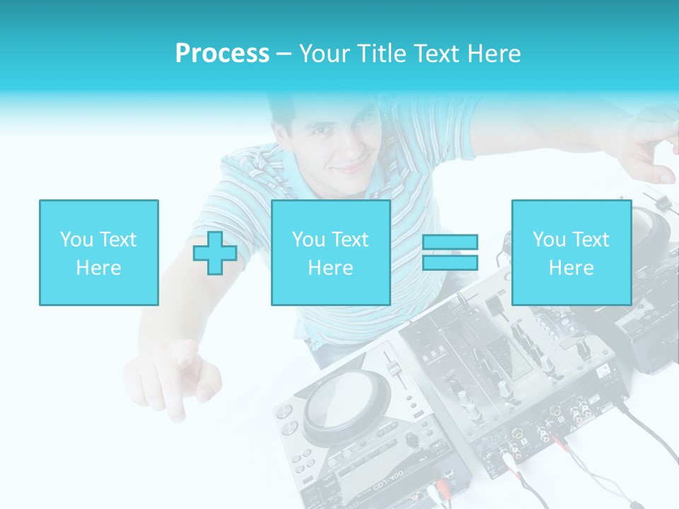Disc Copy Star PowerPoint Template
