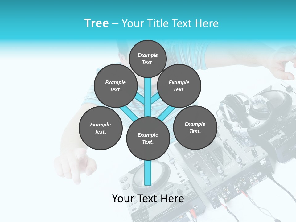 Disc Copy Star PowerPoint Template