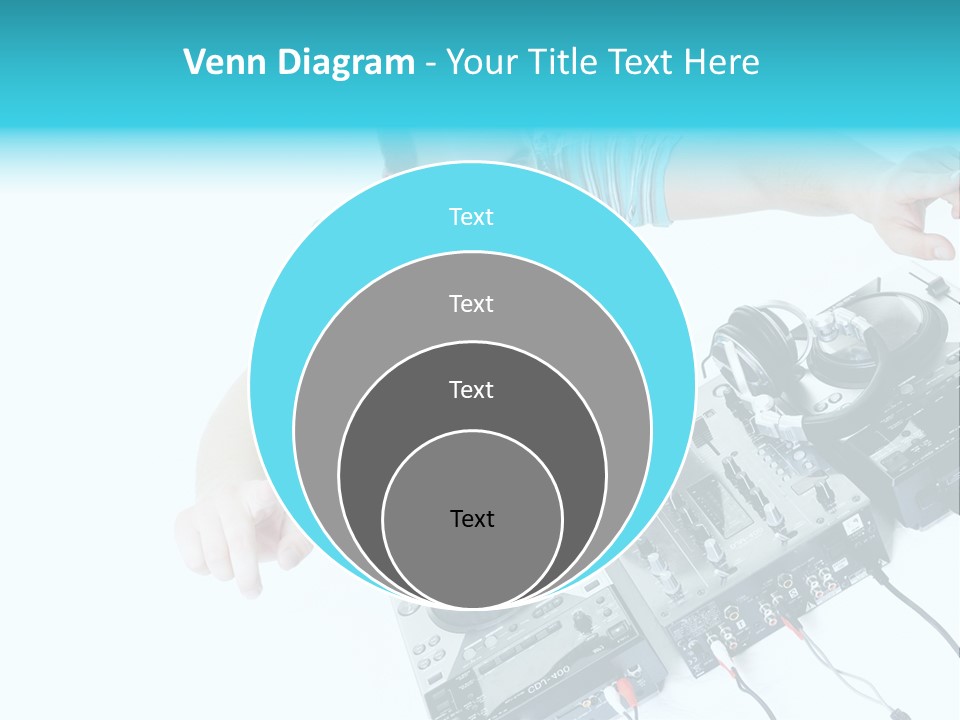 Disc Copy Star PowerPoint Template