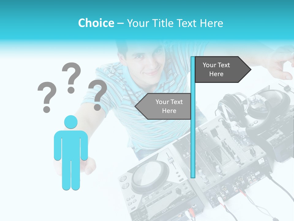 Disc Copy Star PowerPoint Template