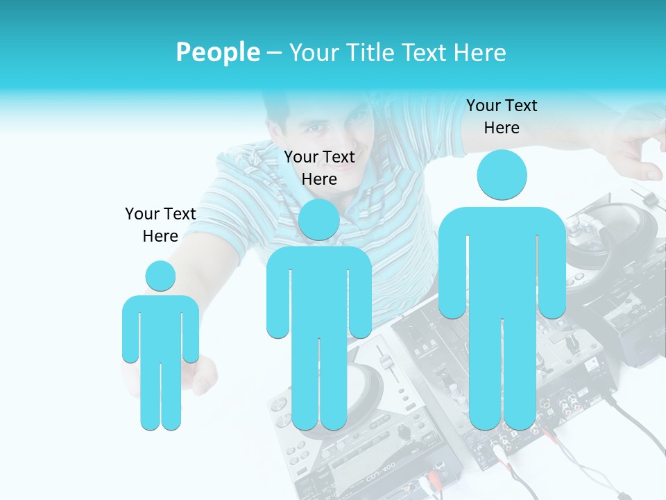 Disc Copy Star PowerPoint Template