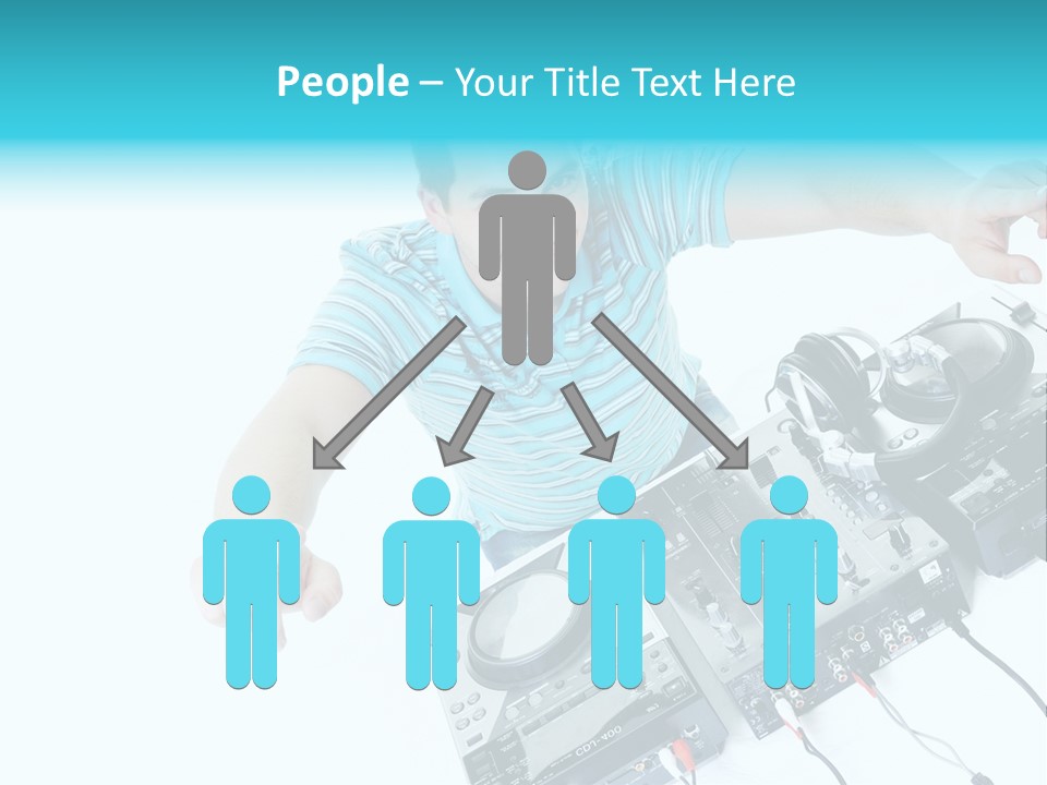 Disc Copy Star PowerPoint Template