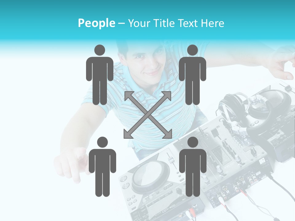 Disc Copy Star PowerPoint Template