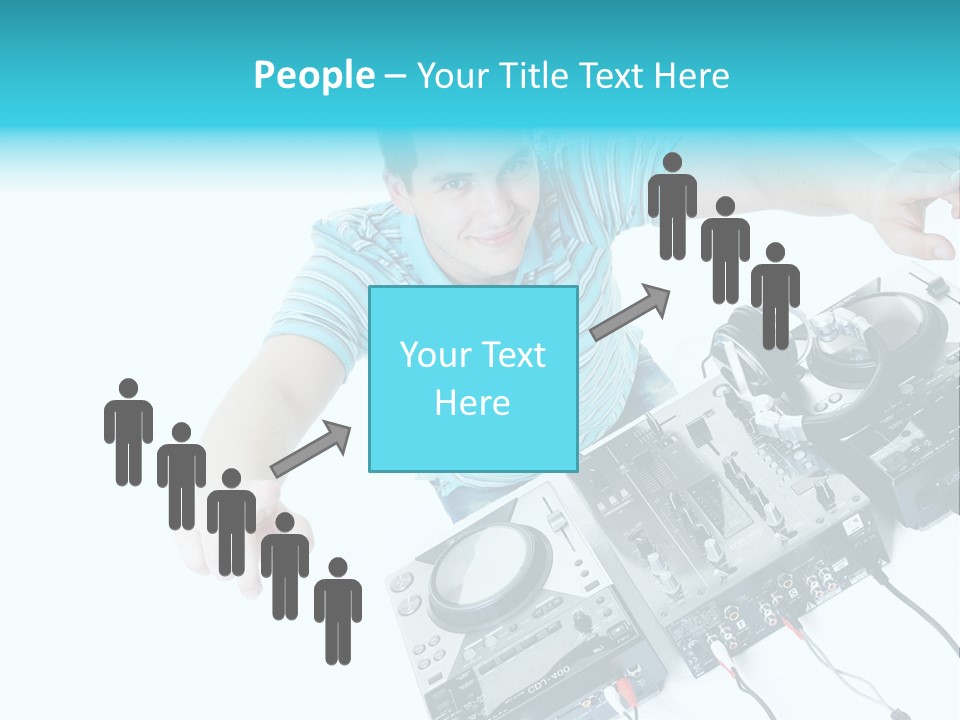 Disc Copy Star PowerPoint Template