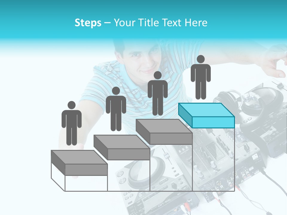 Disc Copy Star PowerPoint Template