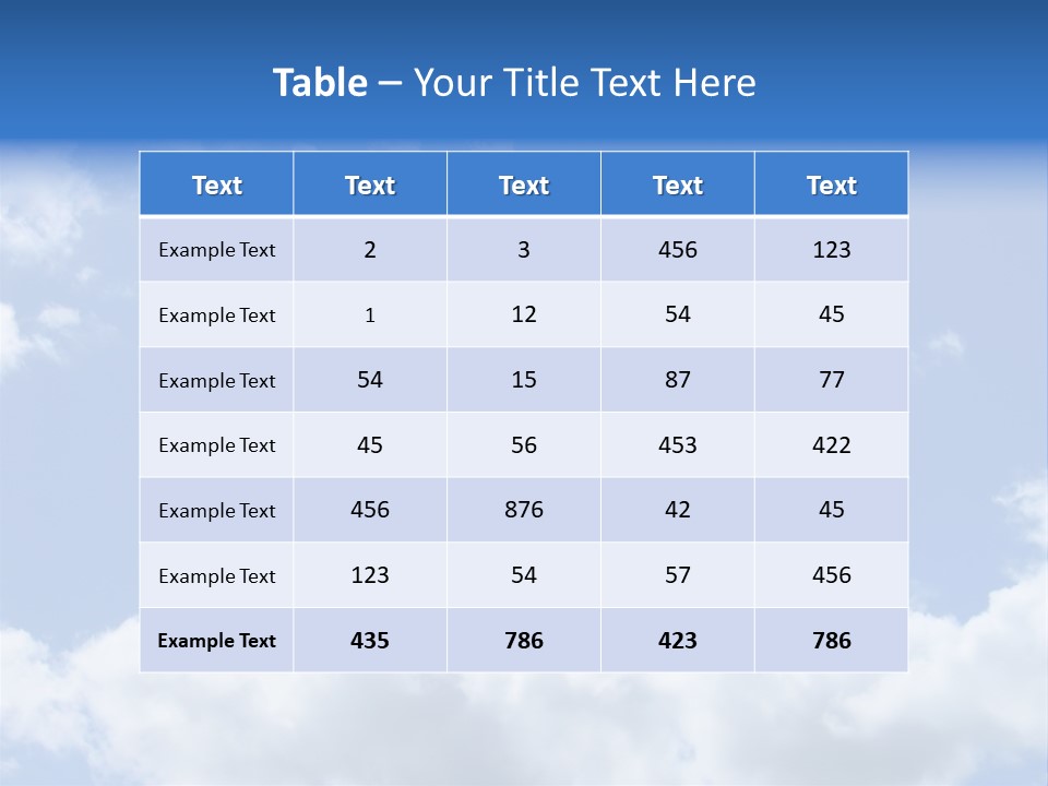 Fairytale Sky Grand PowerPoint Template