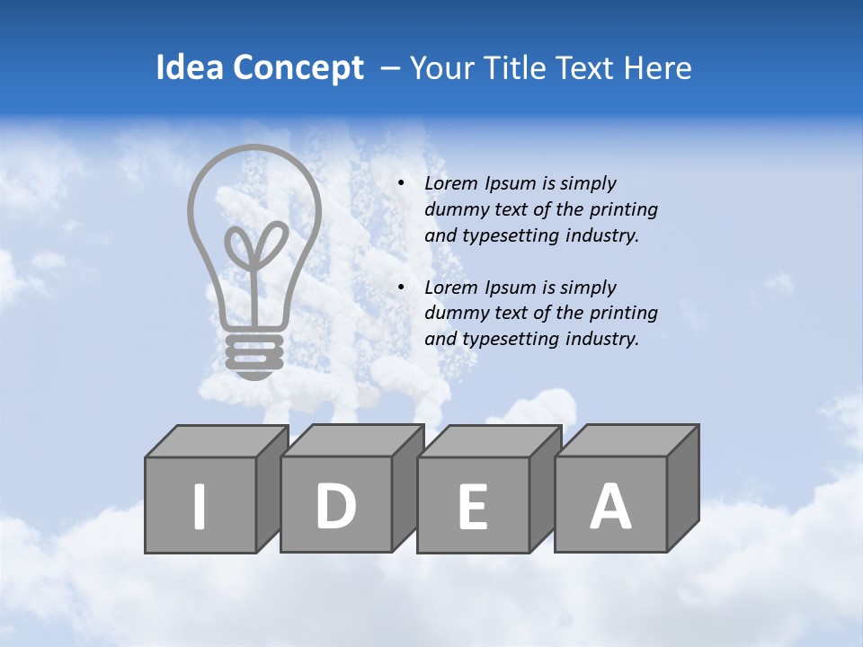 Fairytale Sky Grand PowerPoint Template