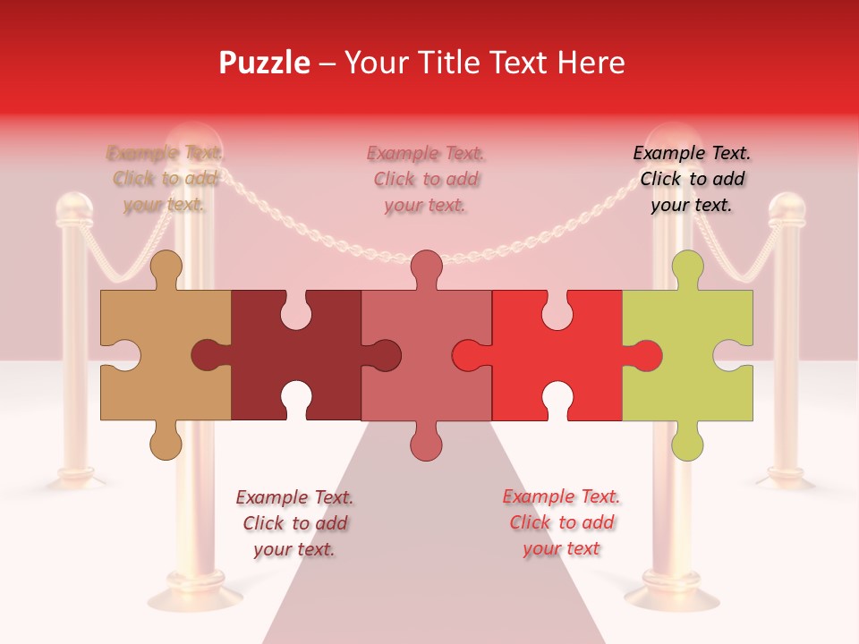 Label Vip Gala PowerPoint Template