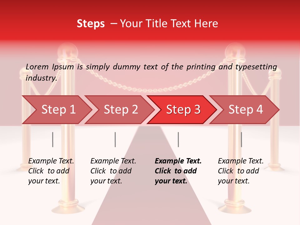 Label Vip Gala PowerPoint Template