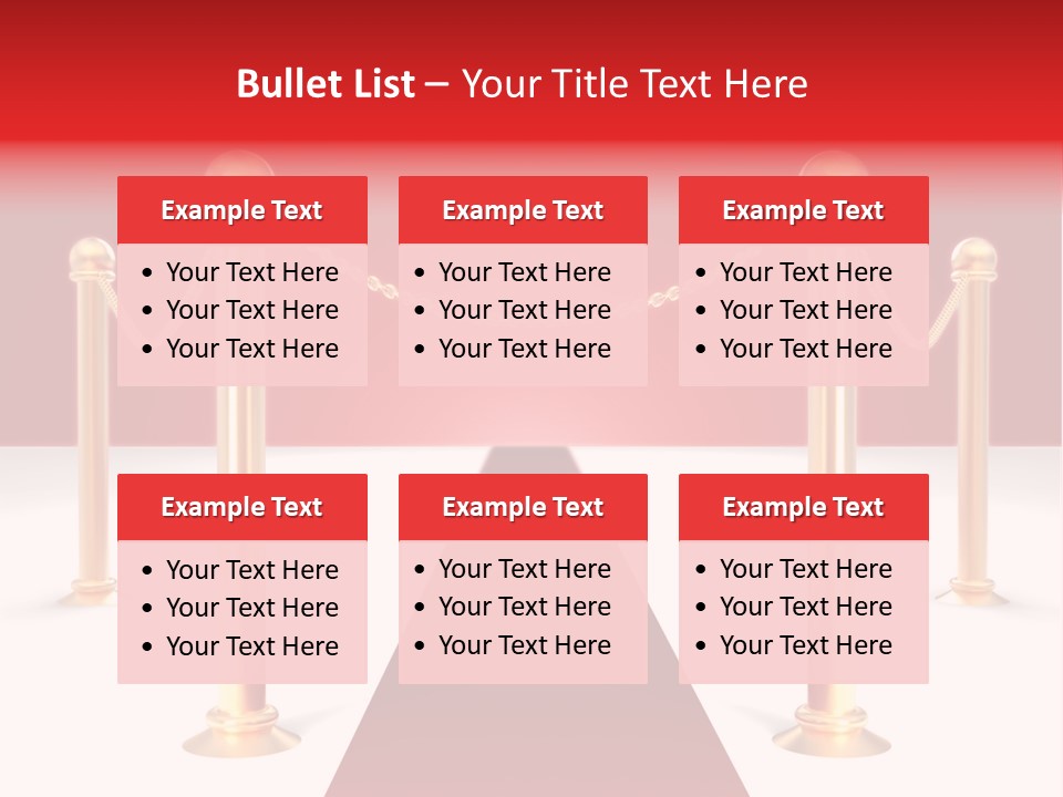 Label Vip Gala PowerPoint Template