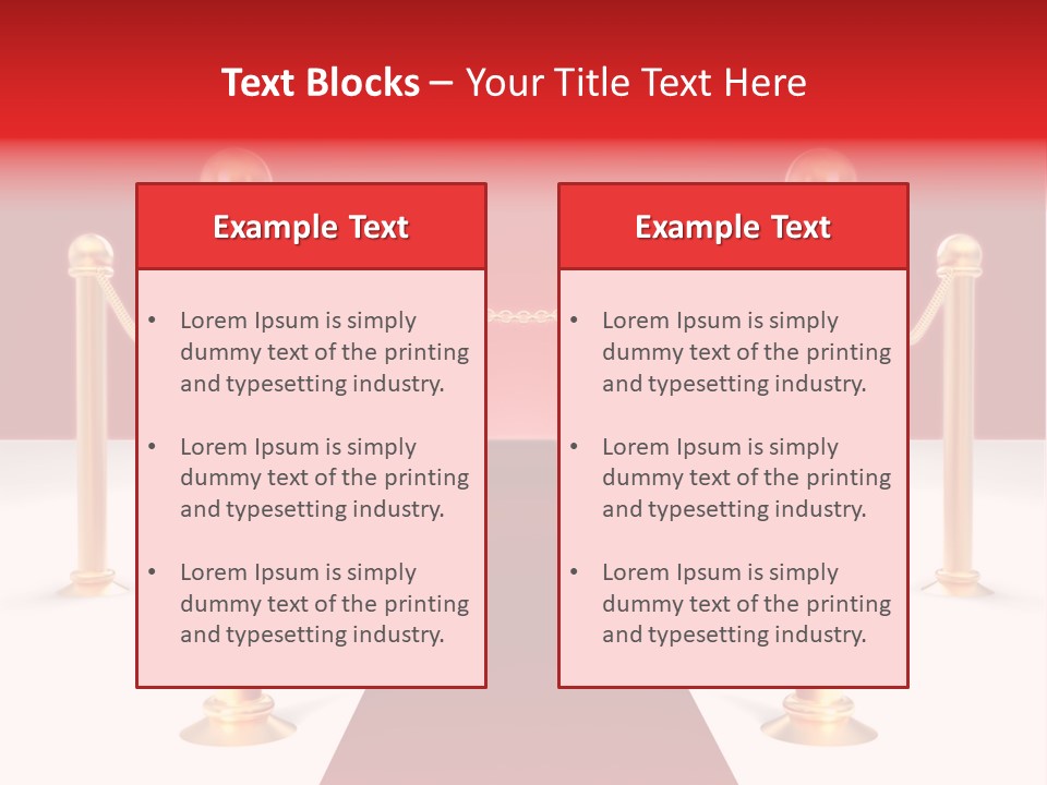 Label Vip Gala PowerPoint Template