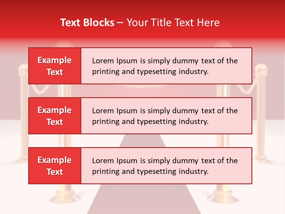 Label Vip Gala PowerPoint Template