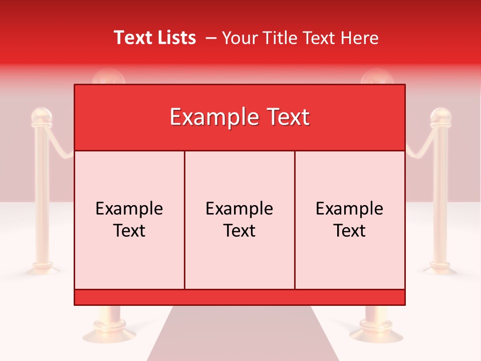 Label Vip Gala PowerPoint Template