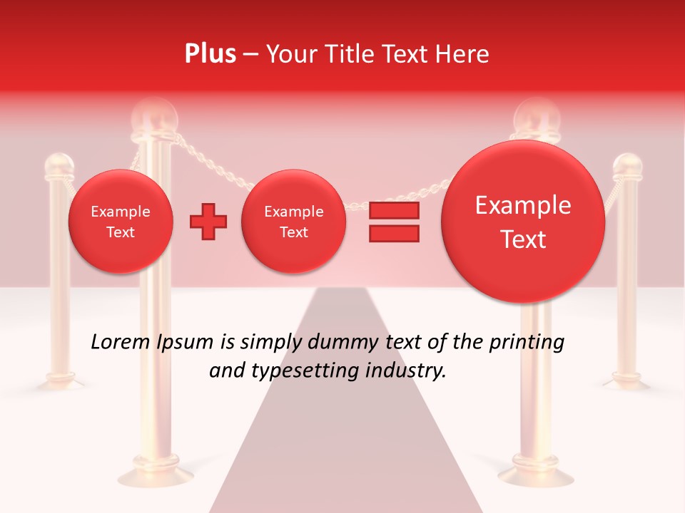 Label Vip Gala PowerPoint Template