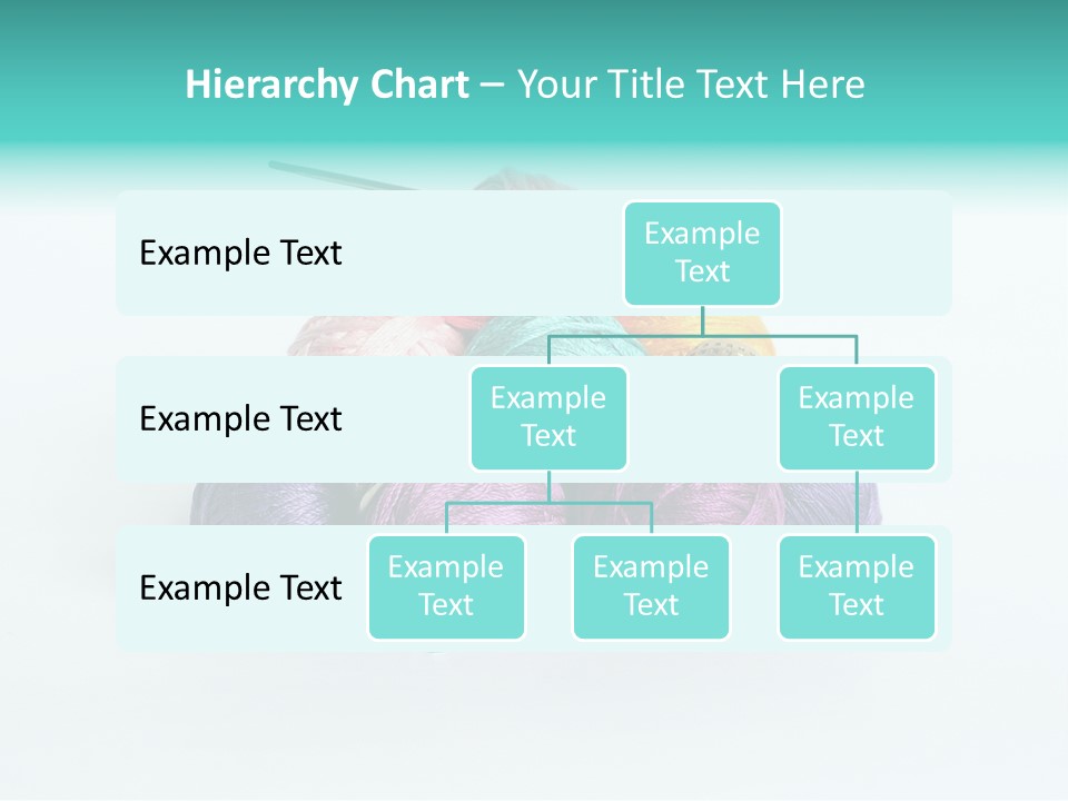 Knit Variegated Ball PowerPoint Template