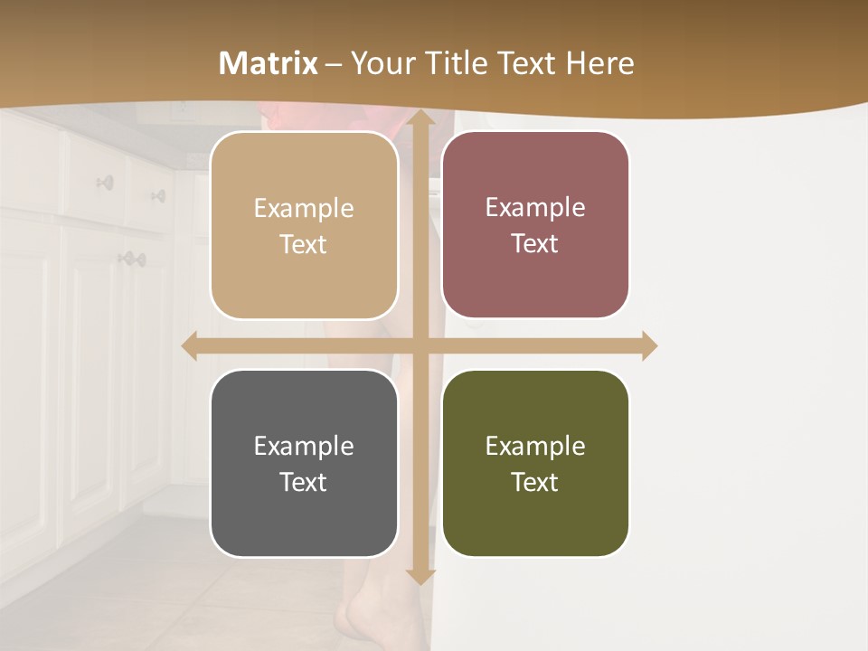 Sexy Lingerie Fridge PowerPoint Template