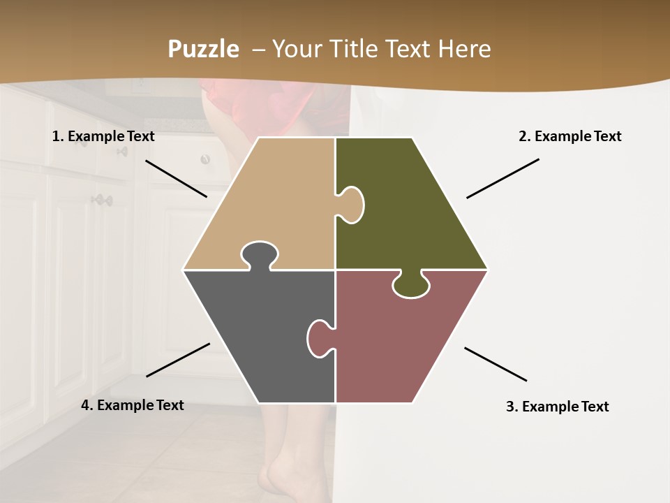 Sexy Lingerie Fridge PowerPoint Template