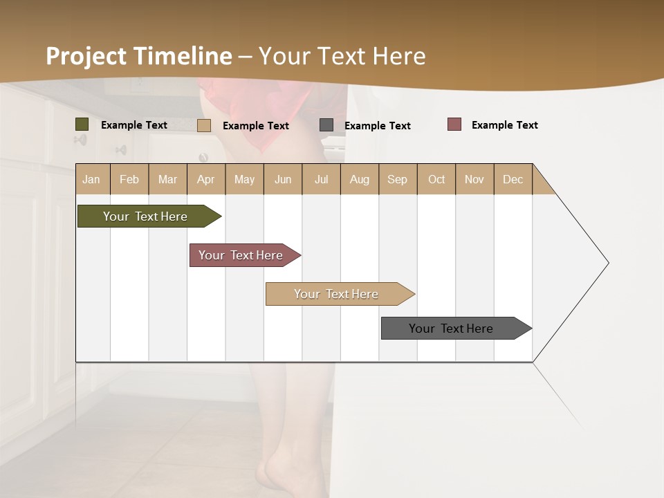 Sexy Lingerie Fridge PowerPoint Template