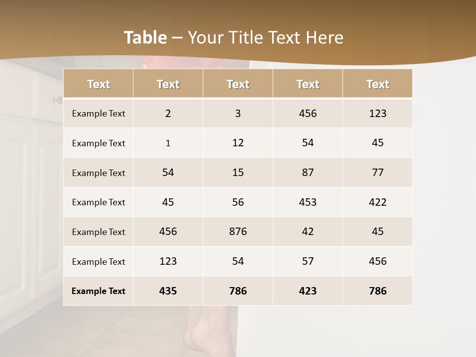 Sexy Lingerie Fridge PowerPoint Template