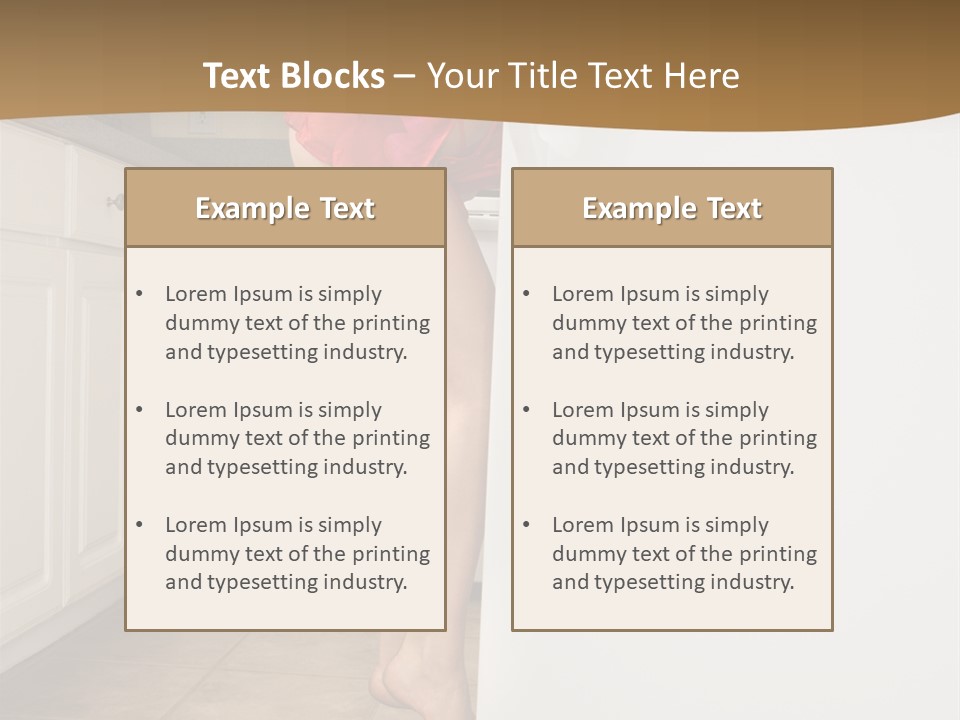 Sexy Lingerie Fridge PowerPoint Template
