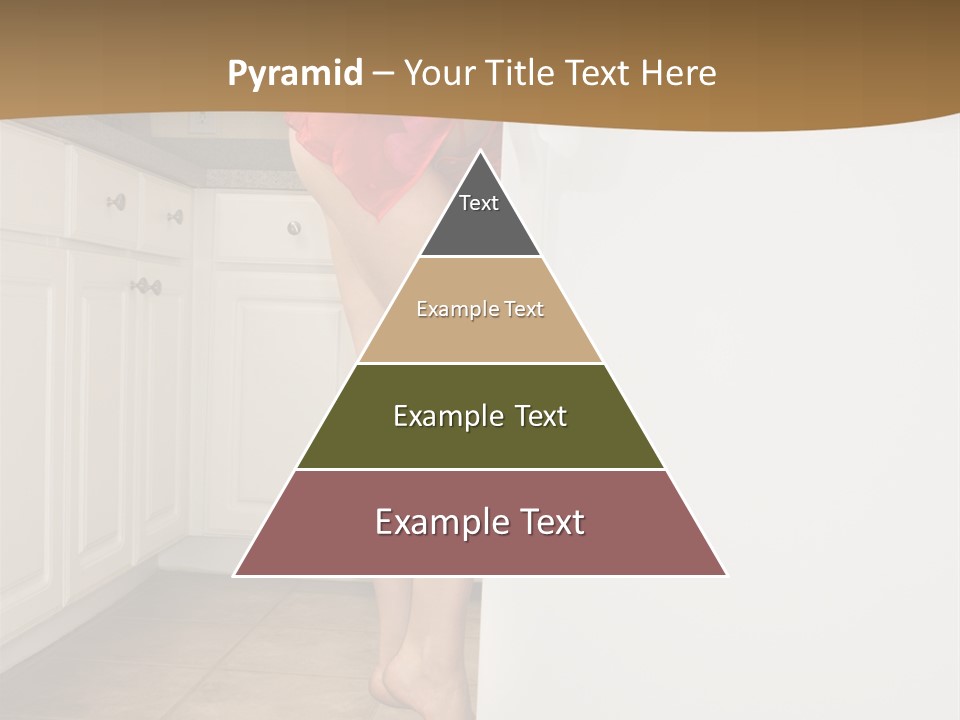 Sexy Lingerie Fridge PowerPoint Template