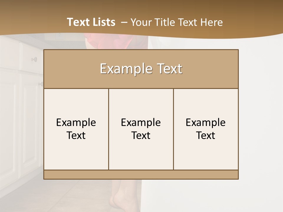 Sexy Lingerie Fridge PowerPoint Template