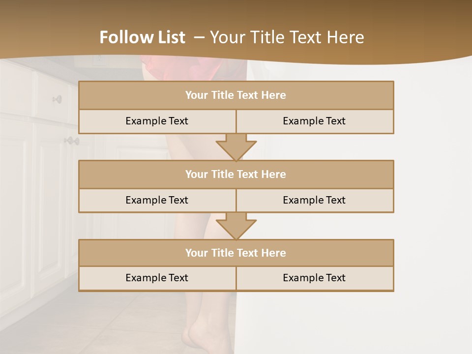 Sexy Lingerie Fridge PowerPoint Template