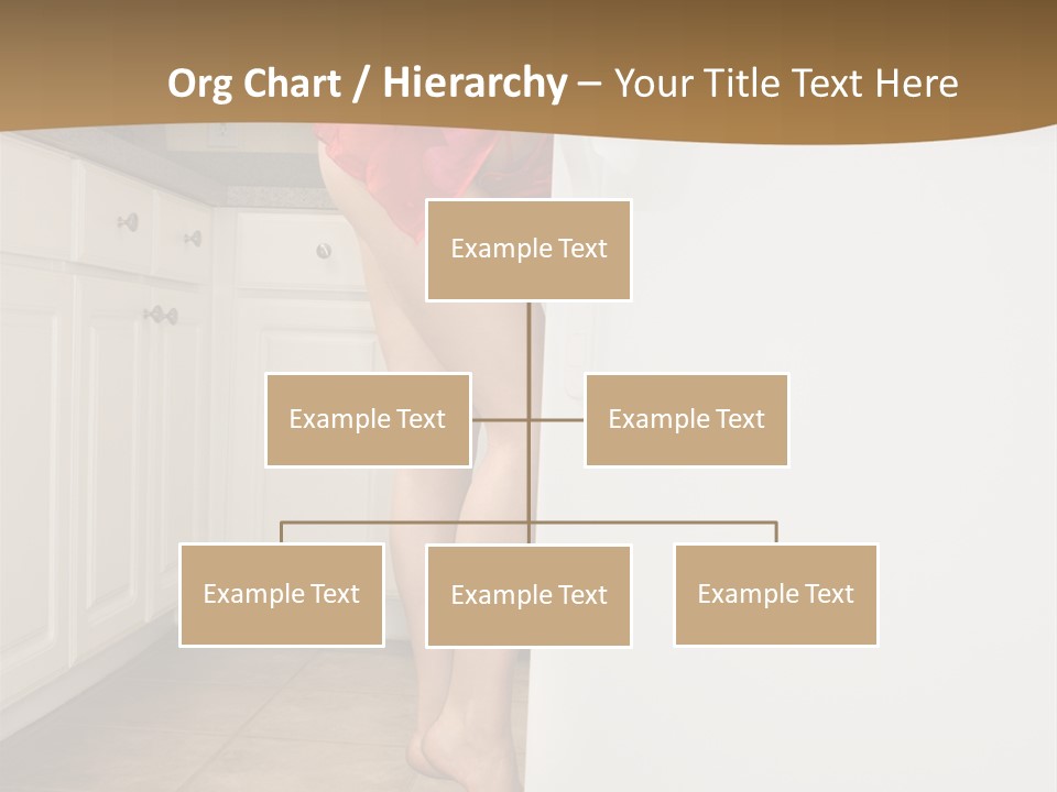 Sexy Lingerie Fridge PowerPoint Template