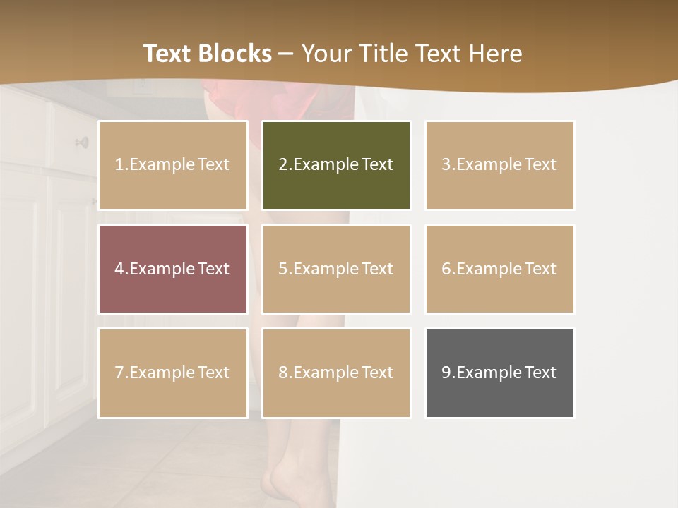 Sexy Lingerie Fridge PowerPoint Template
