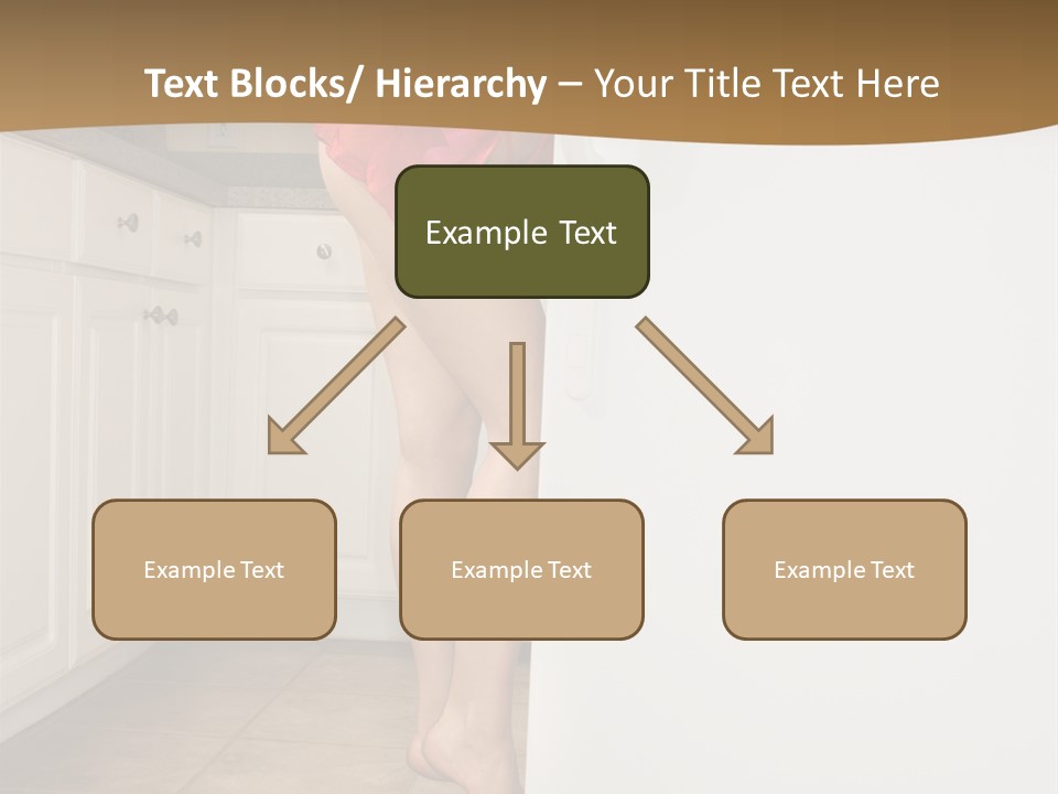 Sexy Lingerie Fridge PowerPoint Template