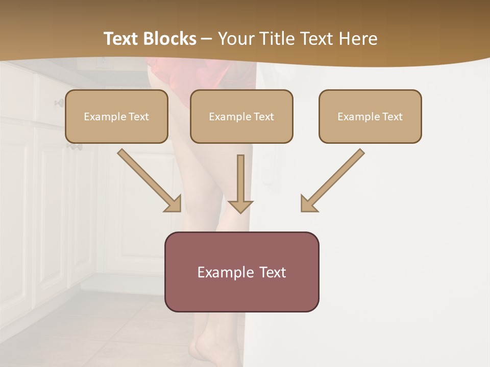 Sexy Lingerie Fridge PowerPoint Template