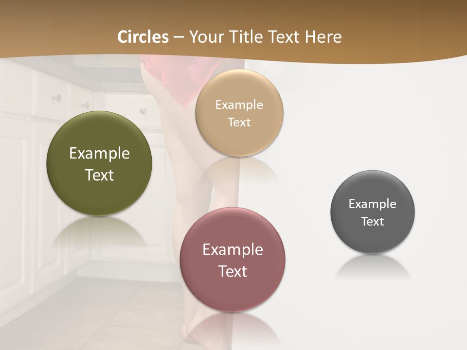 Sexy Lingerie Fridge PowerPoint Template