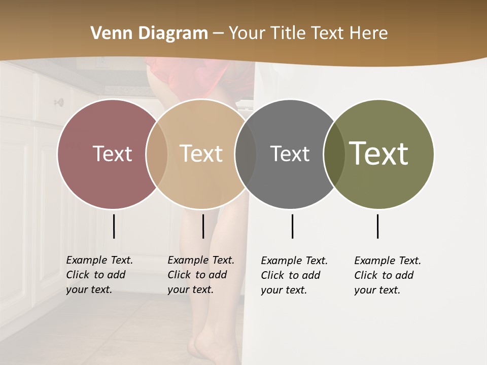 Sexy Lingerie Fridge PowerPoint Template