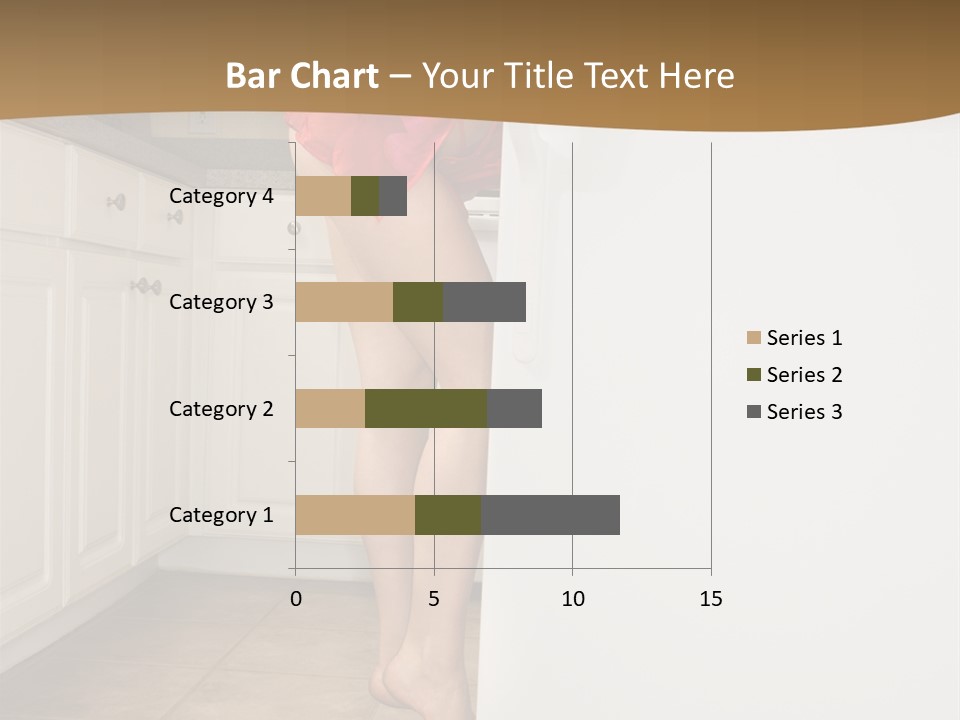 Sexy Lingerie Fridge PowerPoint Template