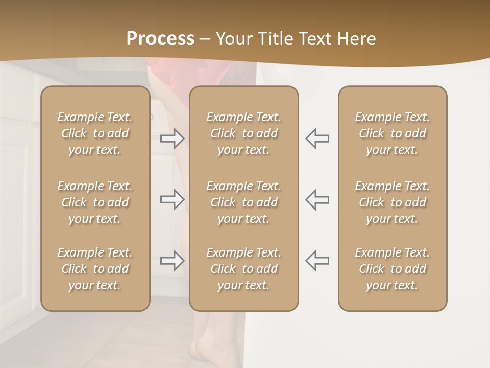 Sexy Lingerie Fridge PowerPoint Template