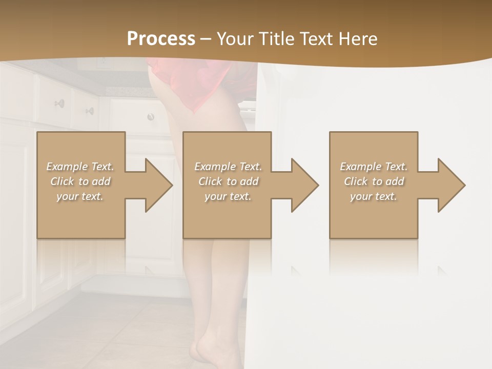 Sexy Lingerie Fridge PowerPoint Template
