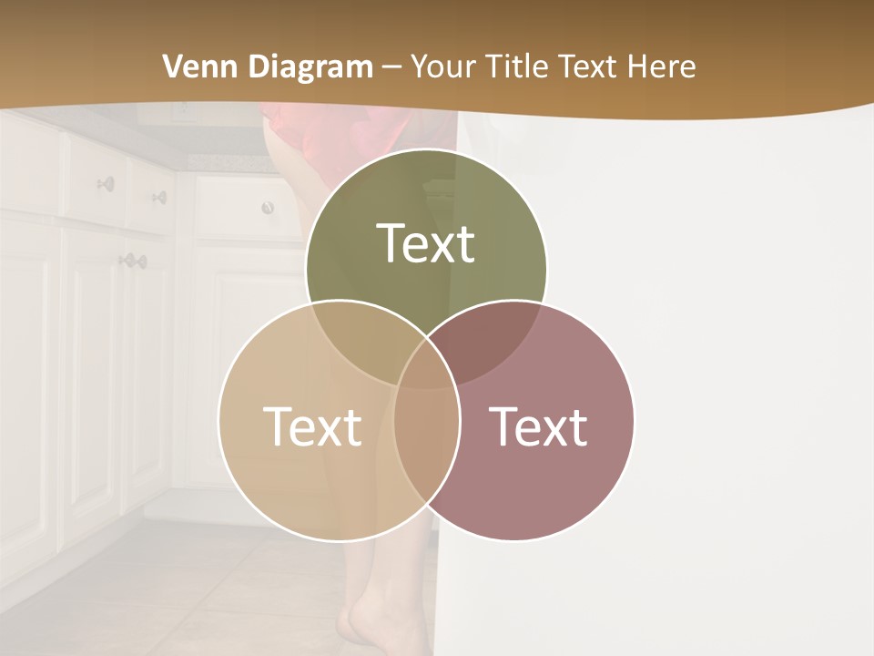 Sexy Lingerie Fridge PowerPoint Template