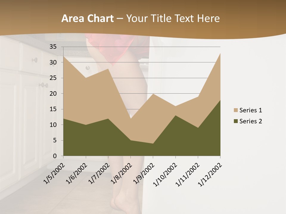 Sexy Lingerie Fridge PowerPoint Template