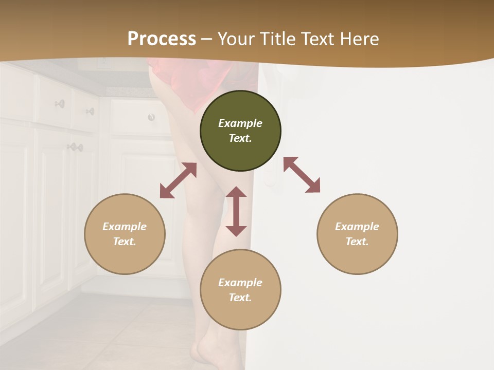 Sexy Lingerie Fridge PowerPoint Template
