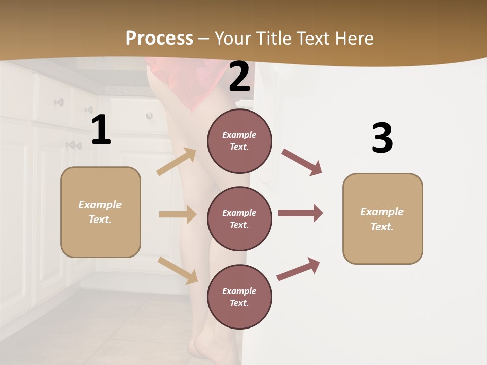 Sexy Lingerie Fridge PowerPoint Template