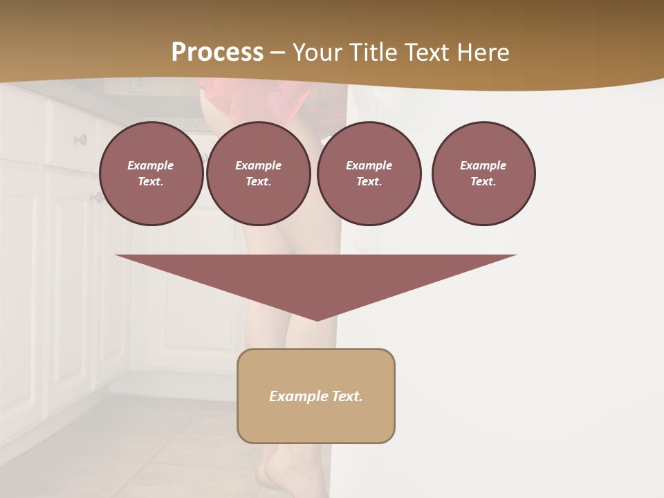 Sexy Lingerie Fridge PowerPoint Template