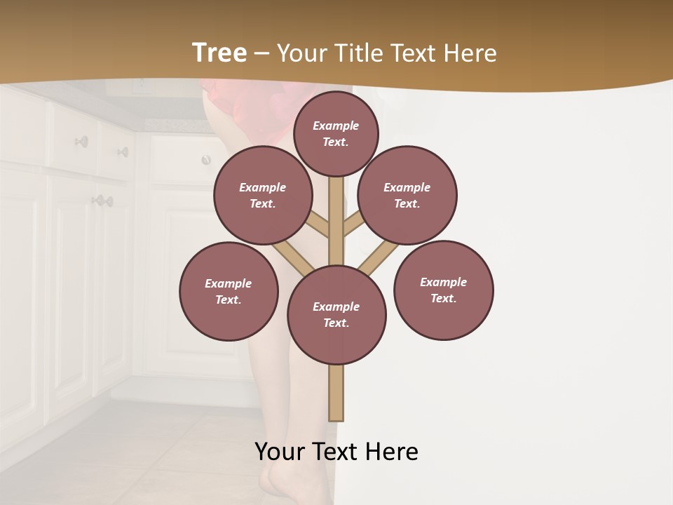 Sexy Lingerie Fridge PowerPoint Template