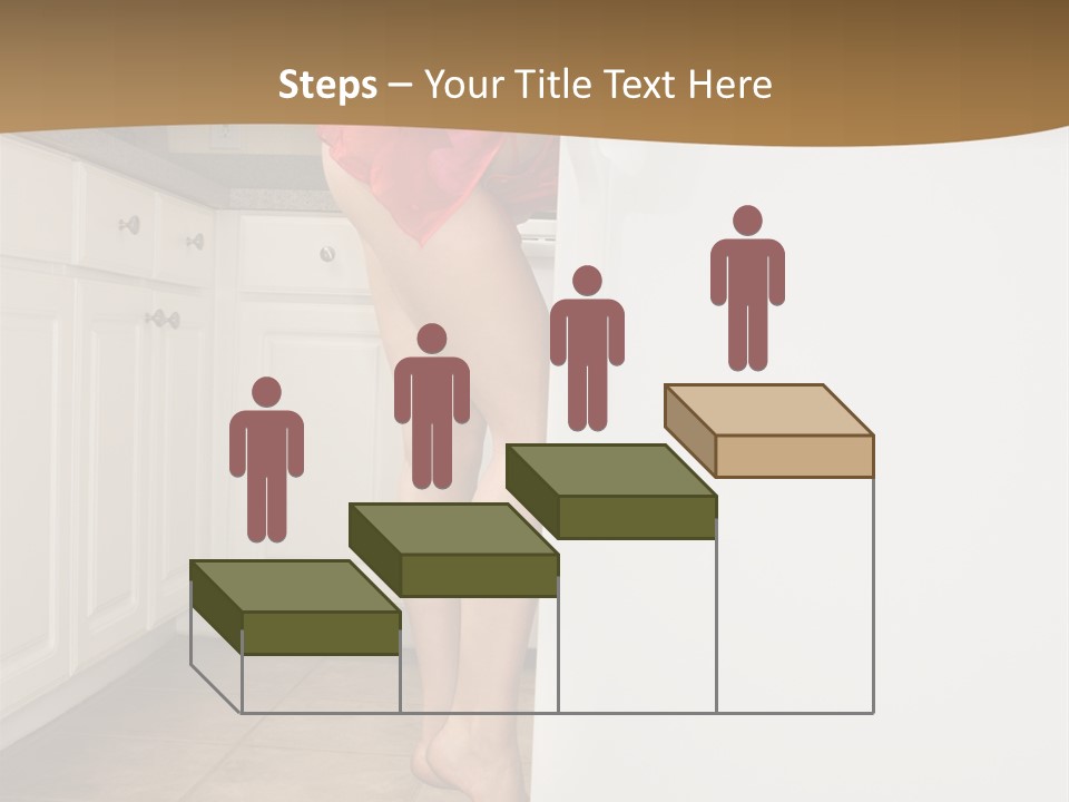 Sexy Lingerie Fridge PowerPoint Template