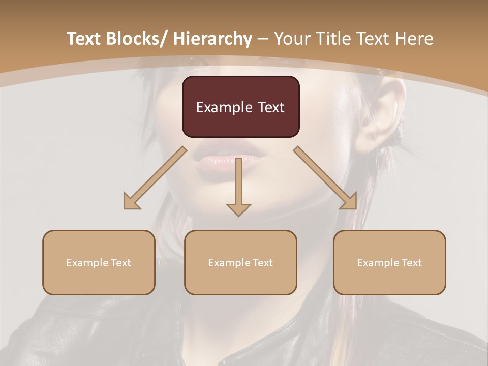 Girl Trick Makeup PowerPoint Template