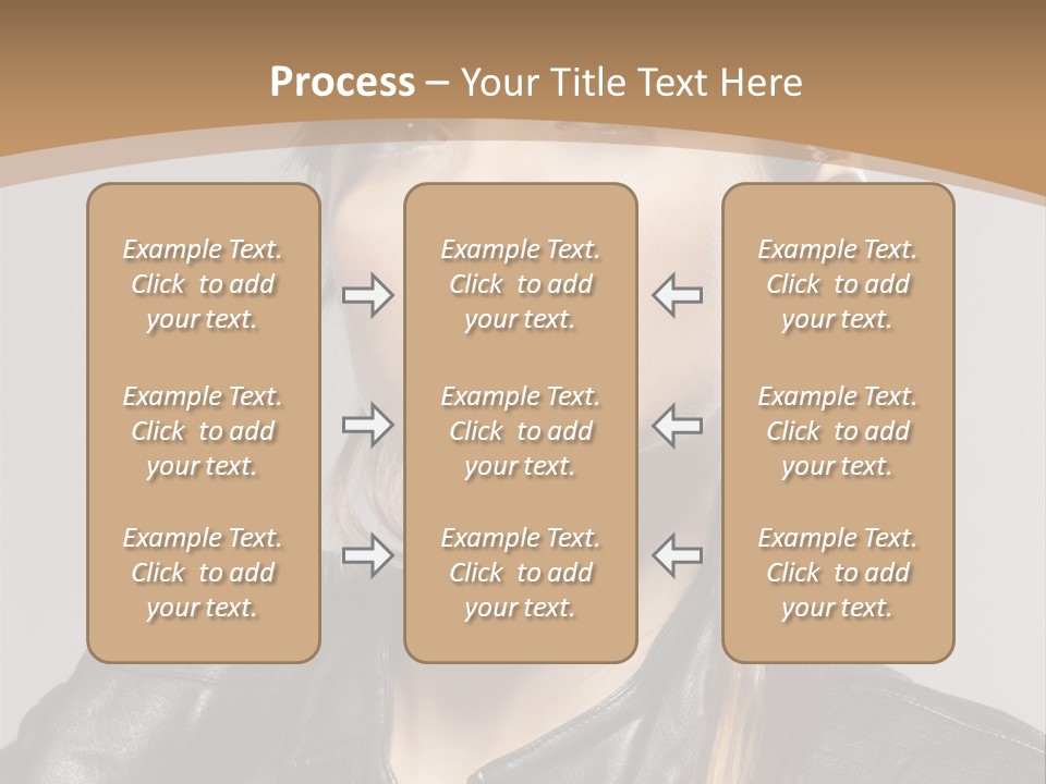 Girl Trick Makeup PowerPoint Template